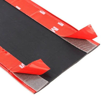 Universal Carbon Fiber Car Door Threshold Decoration Strip in Gold, 5CM x 2M