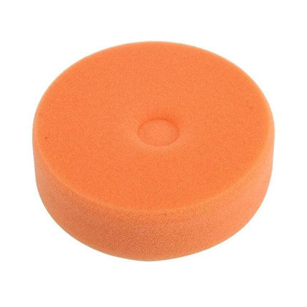 Auto Polishing Sponge Wheel for Waxing and Cleaning, 14mm Hole orange foam pad for safe swirl-free car polish and wax application