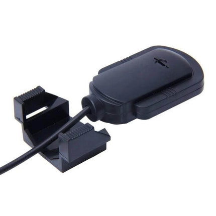 Car Audio Microphone 3.5mm Jack 2.1m Wired Mic For Auto DVD Radio compact clip-on black microphone with 3.5mm plug and long cable
