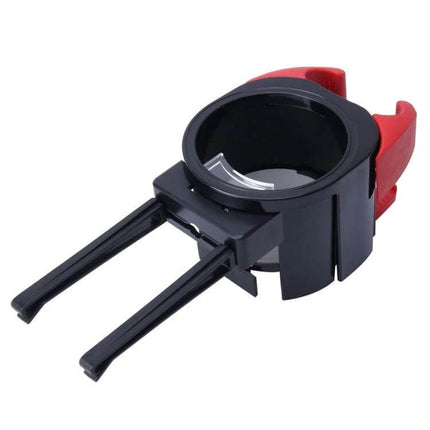 Shunwei Multifunctional Car Air Vent Holder for Phones and Drinks - black and red vent-mounted phone and cup holder