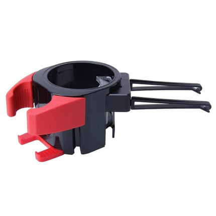 Shunwei Multifunctional Car Air Vent Holder for Phones and Drinks black and red phone and bottle car vent clip holder