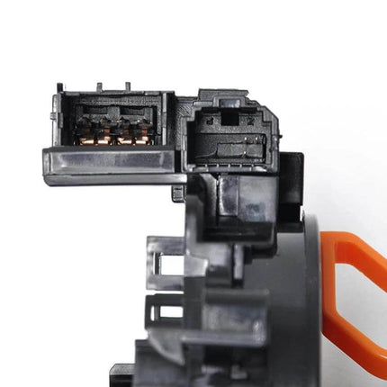 Hilux Steering Wheel Clock Spring Replacement 2005-2013 black plastic clock spring connector with copper contacts and orange release tab
