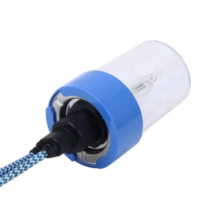 HID Xenon Car Bulbs 2 Pack for Driving and Fog Lights - 55W replacement bulb with blue base for driving and fog light upgrade