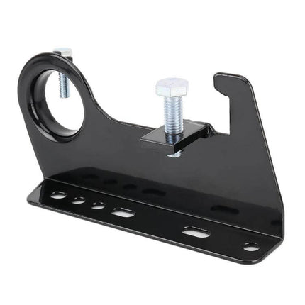 Vehicle Roof Rack Holder for Agriculture Tools and Shovels - black steel shovel and tool mount bracket with bolts