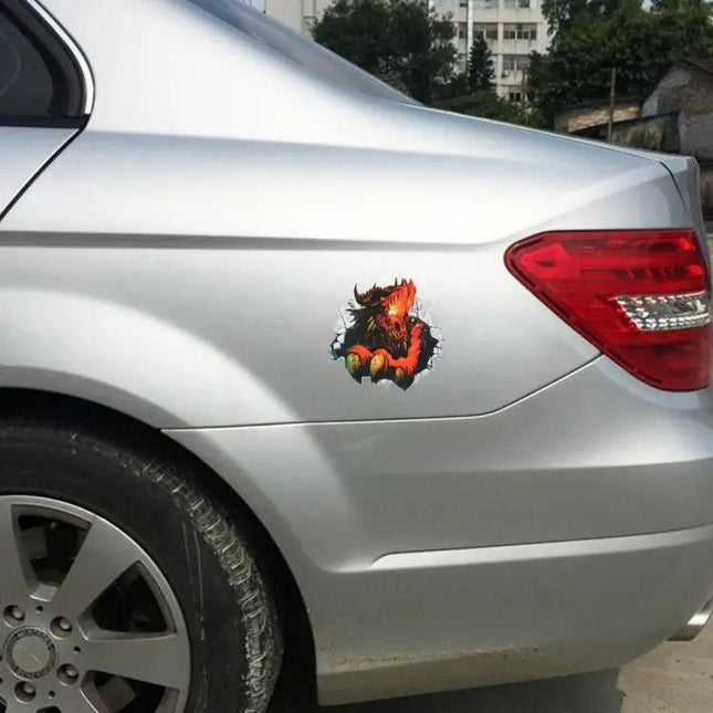 3D Simulated Car Paper Sticker for Vehicle Decoration