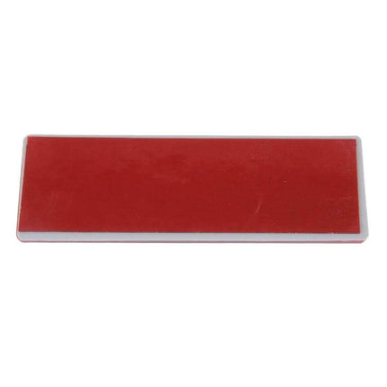 Set of 10 Car Rear Bumper Plastic Warning Reflectors for Safety - single red rectangular adhesive reflector piece for enhanced rear visibility