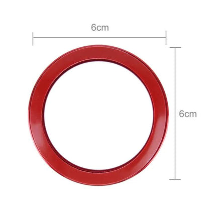 Aluminium Alloy Decorative Steering Wheel Ring Cover for BMW Cars