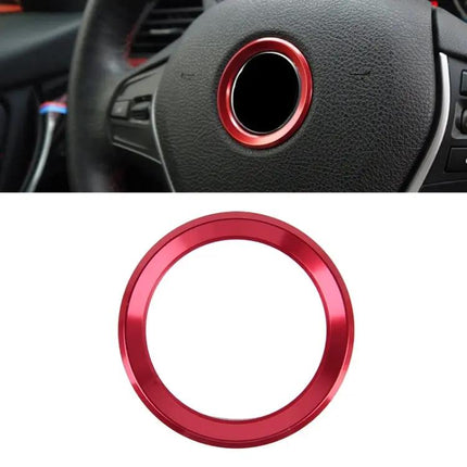 Aluminium Alloy Decorative Steering Wheel Ring Cover for BMW Cars