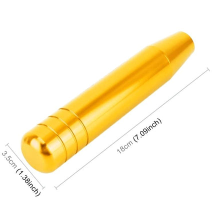 Universal 18cm Long Strip Car Gear Shift Knob for Everyday Driving - gold ergonomic 18cm metal shift knob for manual cars