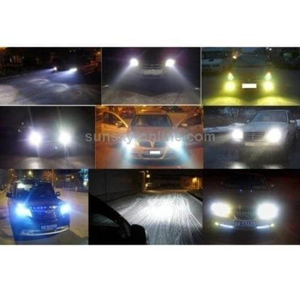 9005 Headlight Bulbs, 2-Pack For Everyday Driving Comfort showcasing multiple cars at night with steady, efficient illumination