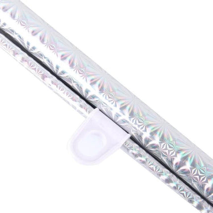 Foldable Car Insulation Curtain with Heat Protection, 125 x 50cm reflective silver fold with suction cup for windshield heat and UV protection