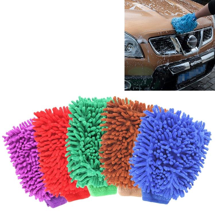 KANEED Versatile Microfiber Cleaning Mitt for Home and Car - Random Color Delivery