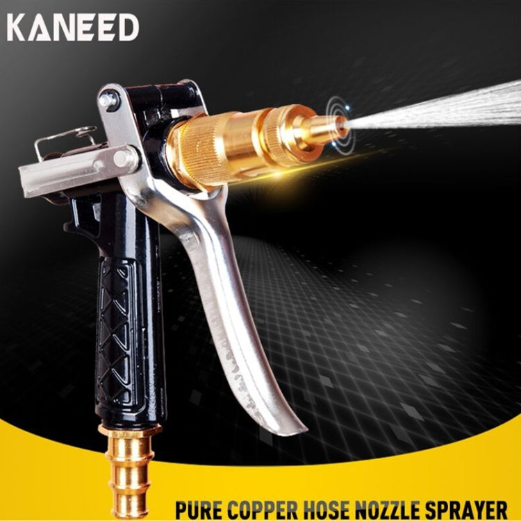 KANEED High Pressure Pure Copper Hose Nozzle Sprayer for Car Washing Garden/Lawn Watering Room/Deck/Floor Cleaning Support Adjustable Water Flow, Pure Copper Hose Nozzle Sprayer, UK Stock Pure Copper Hose Nozzle Sprayer