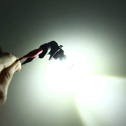 Car Fog Light With Cree LEDs For Everyday Driving Needs - bright Cree LED fog light showing focused beam and simple plug-in installation