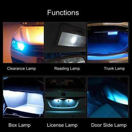 Car Reading Lamp Dome Light 31mm DC12V For Interiors compact interior lamp shown in multiple functions: reading, trunk, door side, license and box lamp