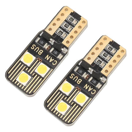 Car Clearance Light With Decoder For Safe Vehicle Lighting - 2-pack T10/W5W 12V LED clearance lights 6000K with decoder