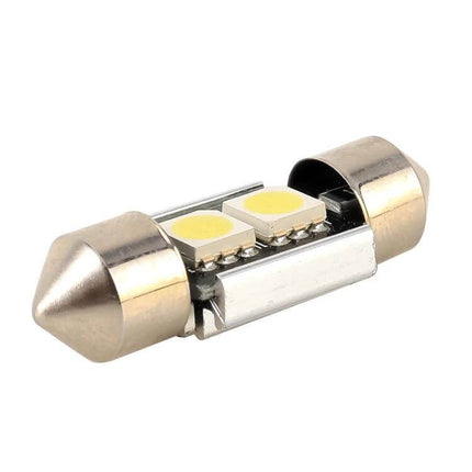 Car Reading Lamp Pack Of 10, 31mm, Cool White, Ideal For Reading - compact 31mm LED festoon bulb for car interiors, cool white reading light