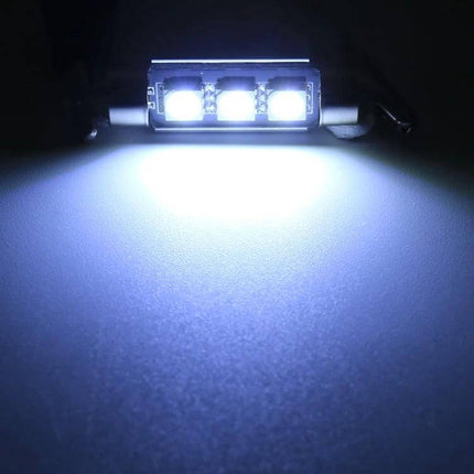 Car Reading Lamp 36mm Easy Fit For Interior Reading Light - bright LED 36mm plug-in interior reading lamp illuminating maps and cabin at night