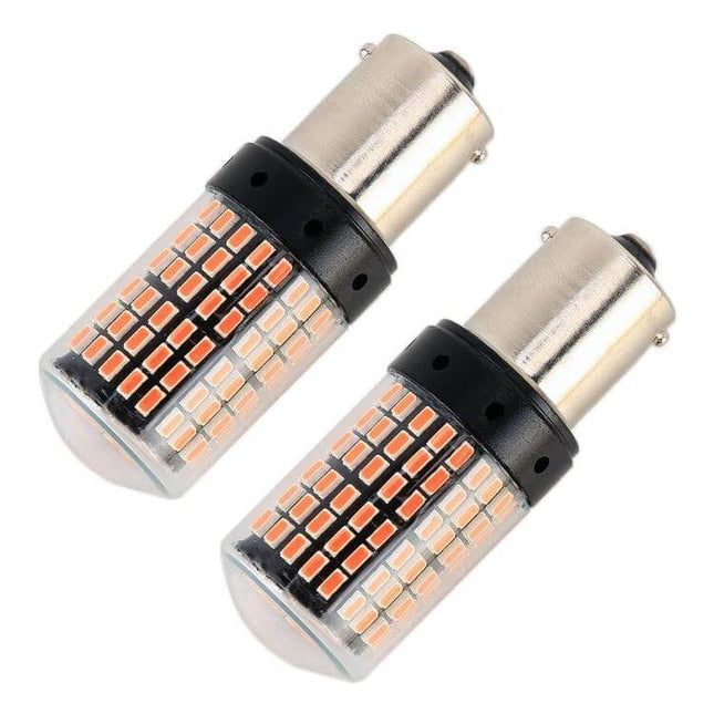 2-Pack Car Turn Signal Lights For 12V Vehicles, Durable Build - LED replacement pair for front and rear automotive turn signals