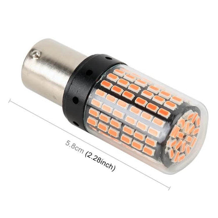 2-Pack Car Turn Signal Lights For 12V Vehicles, Durable Build - LED replacement bulb for passenger cars, trucks and SUVs, 5.8cm compact size
