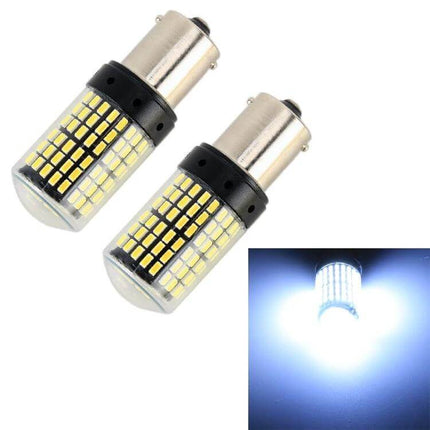 2-Pack Car Turn Signal Lights For 12V Vehicles, Durable Build LED replacement bulbs showing two lamps and bright white illumination