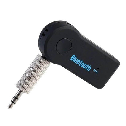 Portable Bluetooth Music Receiver For Stereo Speakers Single Channel Hands Free compact 3.5mm adapter for wired speakers with hands-free mic