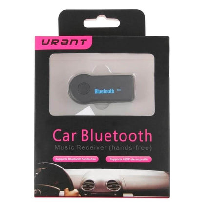 Portable Bluetooth Music Receiver For Stereo Speakers Single Channel Hands Free compact 3.5mm car and home music receiver in retail packaging