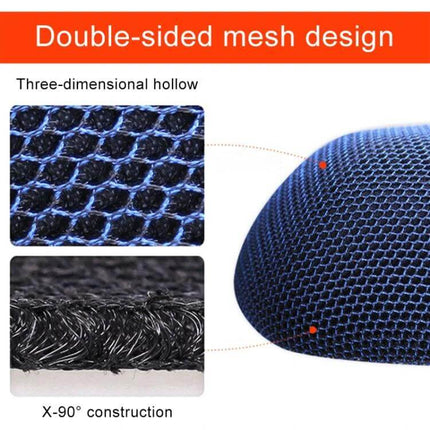 Waterproof Motorcycle Seat Cover for All-Weather Protection, XXL Size - double-sided mesh 3D hollow anti-skid waterproof seat cover close-up
