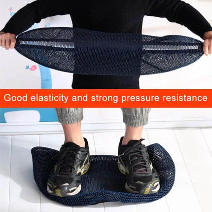Waterproof Motorcycle Seat Cover for All-Weather Protection, XXL Size - stretchy anti-skid waterproof seat protector showing elasticity and weight resistance