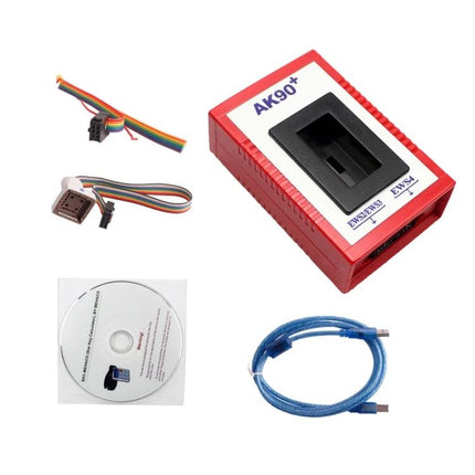 Handy Device for Managing BMW Keys in Everyday Driving - AK90+ EWS key programmer kit with cables and CD