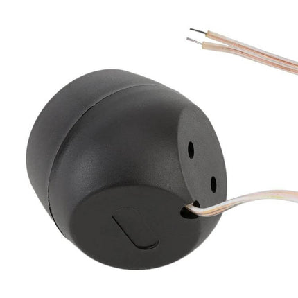Two Pack Car Dome Tweeters For Crystal Clear Car Audio - compact black dome tweeter with wiring, ideal dashboard or A-pillar upgrade