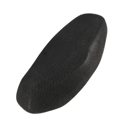 Comfortable Breathable Motorcycle Cushion with Sunscreen, Size XL - black breathable polyester seat cushion for long rides