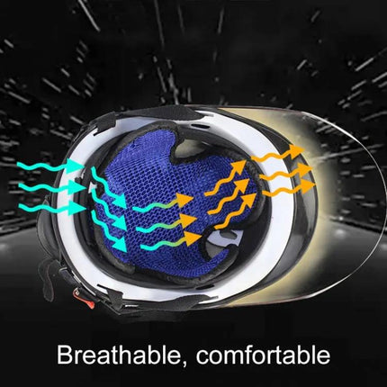 Breathable 3D Honeycomb Mesh Pad for Motorcycle Helmets | Syndmart