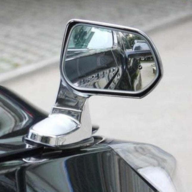 Right Side Rotatable Assistant Mirror for Car Visibility mounted on vehicle with adjustable neck to reduce blind spots and improve lane-change visibility