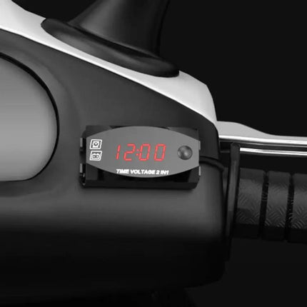 Motorcycle Digital Clock and Voltmeter for Daily Riding Use | Syndmart