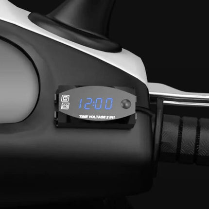Motorcycle Digital Clock and Voltmeter for Daily Riding Use | Syndmart