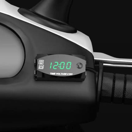 Motorcycle Digital Clock and Voltmeter for Daily Riding Use | Syndmart