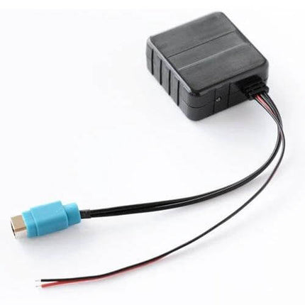 Car Wireless Bluetooth Audio Adapter For Factory Car Stereo - compact module with CD changer plug and wiring for seamless factory stereo streaming