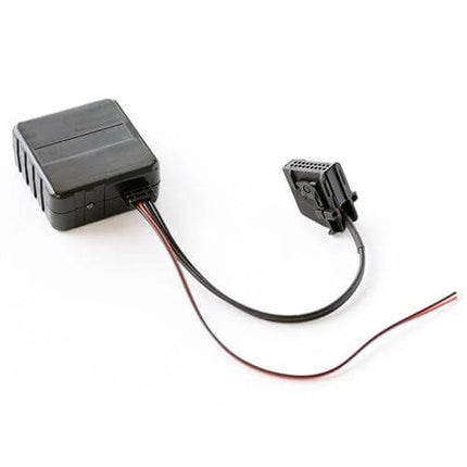 Car Wireless Bluetooth Audio Adapter Cable For Mercedes Benz - black plug-and-play module with wiring harness for factory CD changer port
