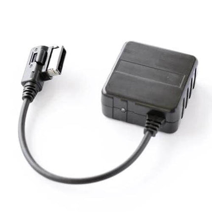 Wireless Bluetooth AUX Adapter for Mercedes Benz Audio Systems - compact black Bluetooth AUX module for Mercedes car stereo