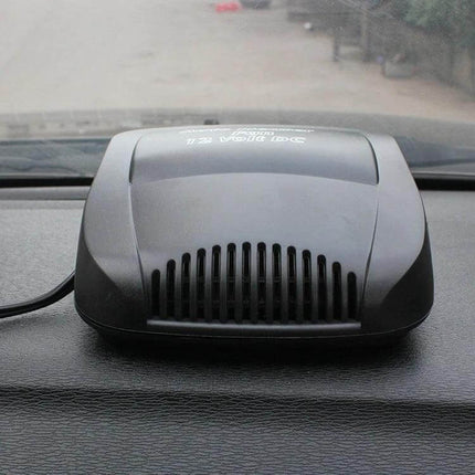 DC 12V Car Heater Fan Portable for Winter Travel Comfort compact dashboard defogger plugging into cigarette lighter