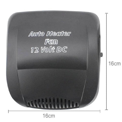 DC 12V Car Heater Fan Portable for Winter Travel Comfort compact car heater fan for defogging and defrosting, plugs into cigarette lighter