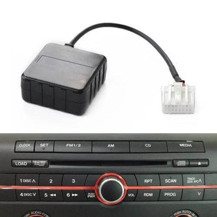 Car Bluetooth Aux Adapter Module For Factory Stereo plug-and-play adapter connects to original CD changer port for wireless A2DP streaming