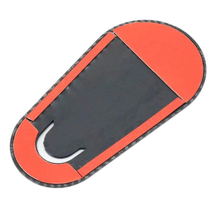 Car Imitation Engine Lock Body Decorative Stickers, 2-Pack - red and black plastic dashboard decorative engine-lock style sticker