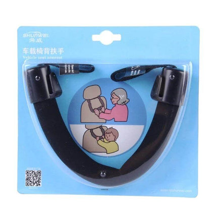 Shunwei Car Headrest Grab Handle for Elderly Assistance - black U-shaped soft EVA vehicle handle for getting in and out safely