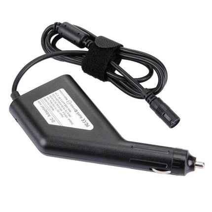 Universal Car Charger for Laptops with Multiple Adapters - compact 12V car power adapter with cable and detachable tips for travel