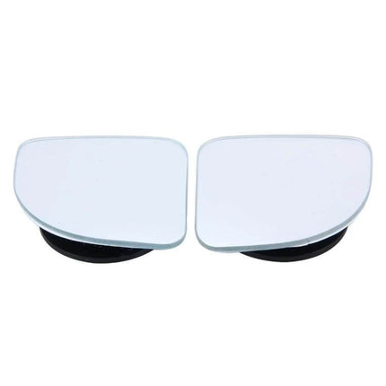 Adjustable Wide Angle Blind Spot Rear View Mirror for Cars - pair of stick-on wide-angle auxiliary mirrors to reduce blind spots