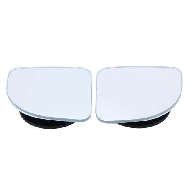 Adjustable Wide Angle Blind Spot Rear View Mirror for Cars - pair of stick-on wide-angle auxiliary mirrors to reduce blind spots