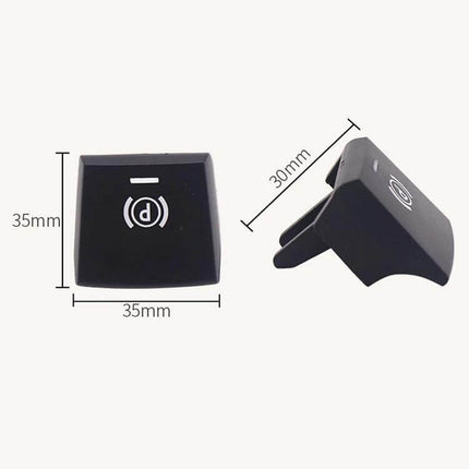 BMW 5/6 Series Parking Brake Switch Cover Replacement black PC+ABS direct-fit switch cover for worn or faded parking brake button