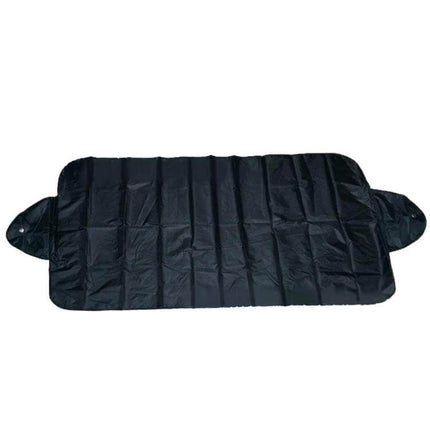 Universal Car Windshield Sun and Snow Shade, 150x70cm black foldable protective windshield cover for sun, snow and ice